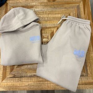 White Fox Sweatsuit (small)